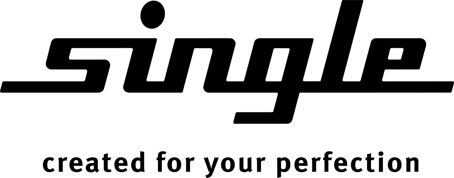 LOGO SINGLE with claim black-sm